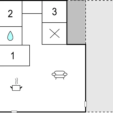 Three Bedroom Holiday In Casa de Férias *